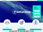 Screenshot Freecardano un faucet-cardano (ada) 