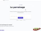 Screenshot Parrain.com 