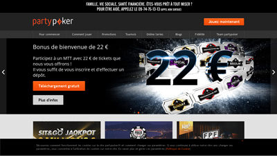 Screenshot Party poker