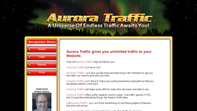 Screenshot Aurora traffic