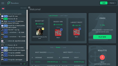 Screenshot Gamdom