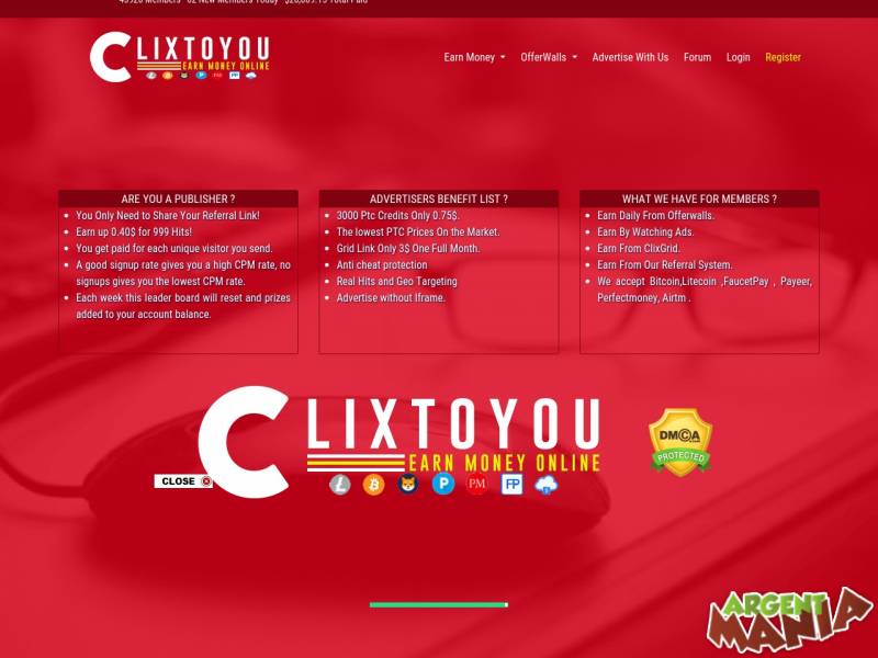 Screenshot Clixtoyou