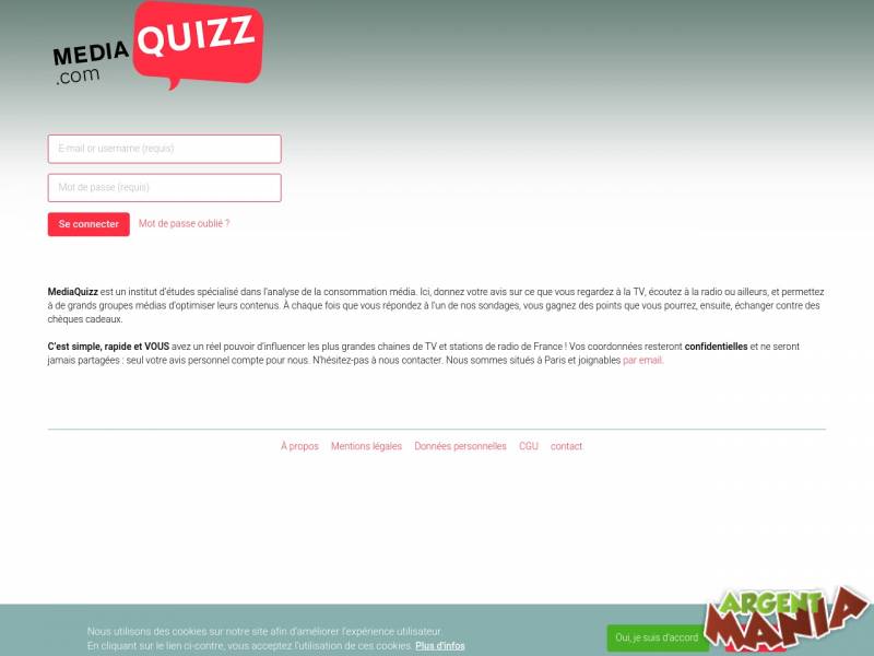 Screenshot Mediaquizz