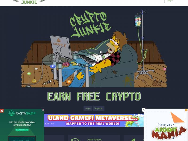 Screenshot Crypto junkie 