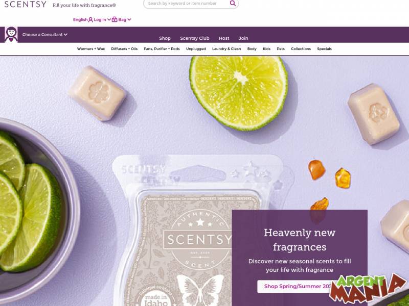 Screenshot Scentsy