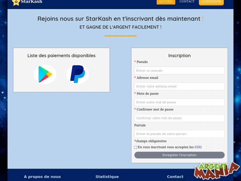 Screenshot Starkash