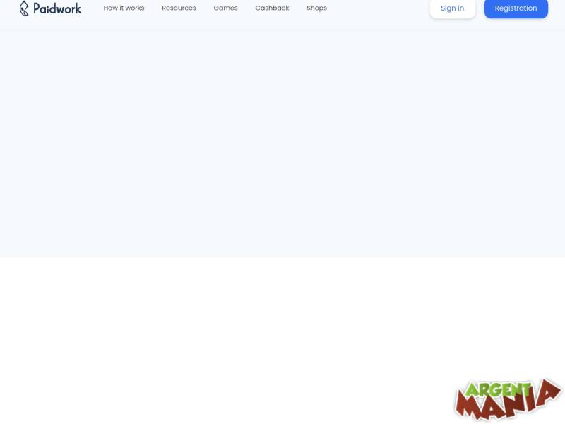 Screenshot Paidwork