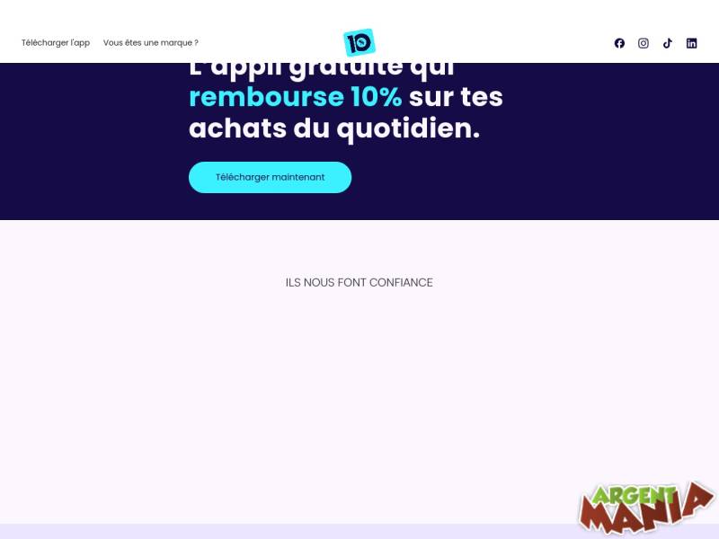 Screenshot 10 pourcent