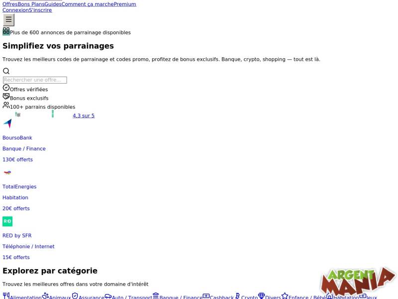 Screenshot Parrain de confiance