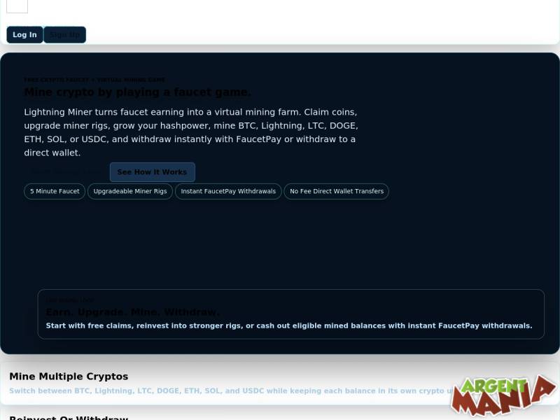Screenshot Lightningminer 