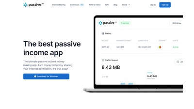 Screenshot Passive app 