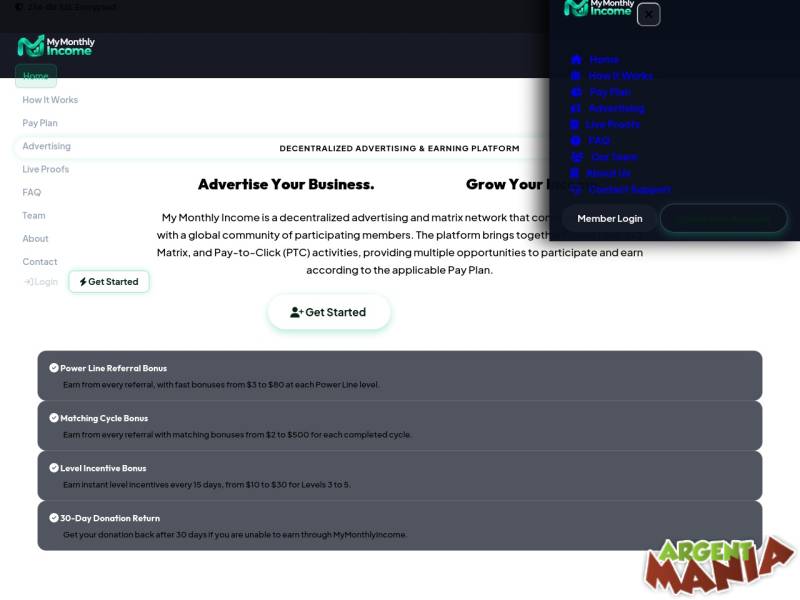 Screenshot Mymonthlyincome 