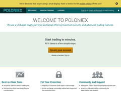 Screenshot Poloniex