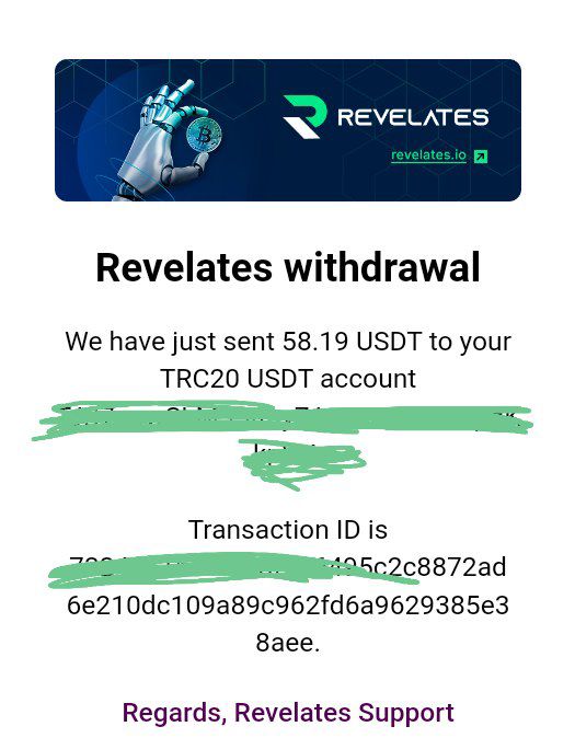 Preuve de paiement Revelates de Astuces96