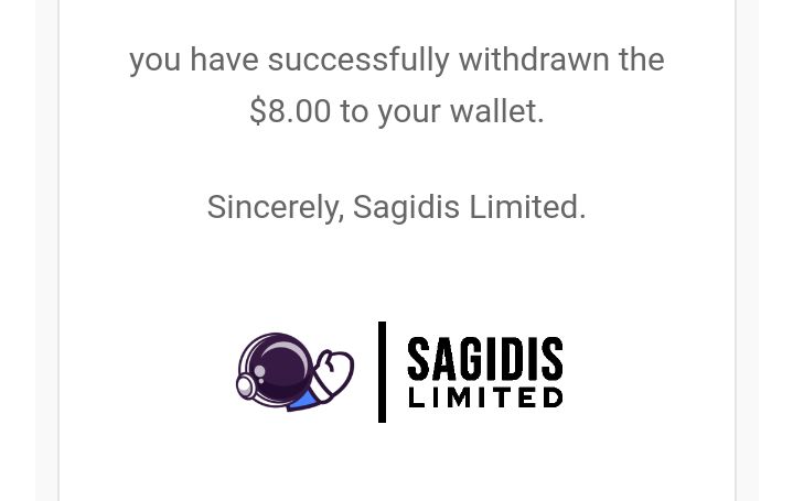 Preuve de paiement Sagidis limited de Astuces96