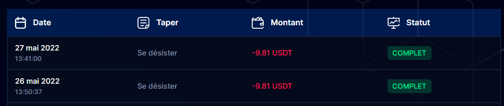 Preuve de paiement Revelates de Bengyver