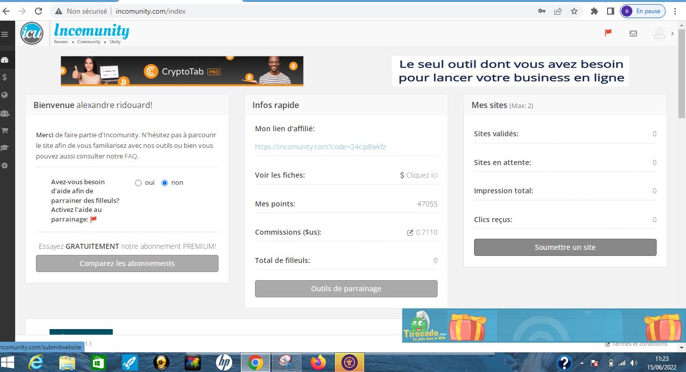 Preuve de paiement Incomunity de lexlutor92