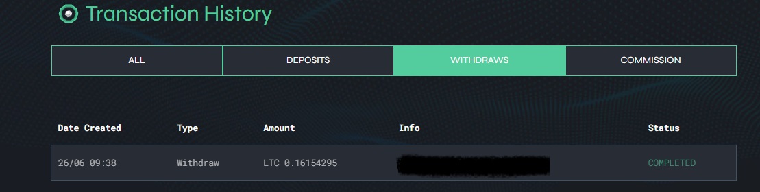 Preuve de paiement Dexigon de link0038