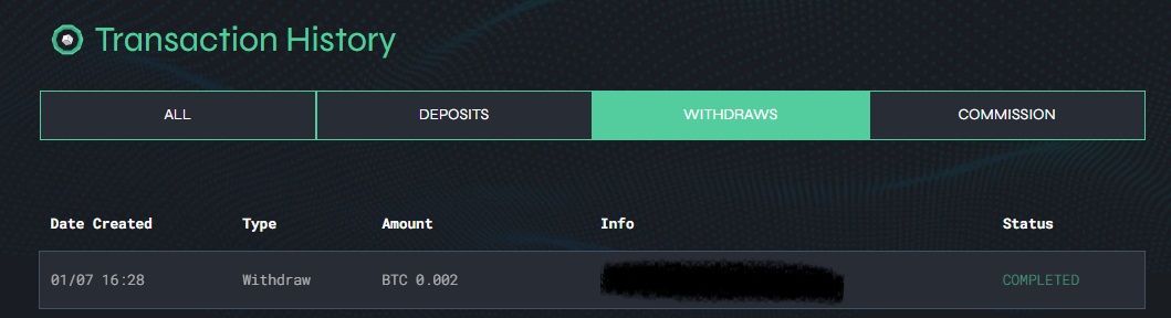 Preuve de paiement Dexigon de link0038