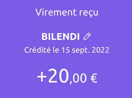 Preuve de paiement Mingle de surlalune