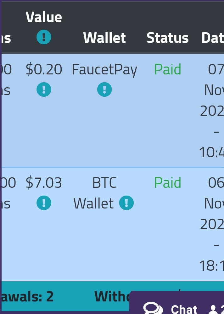 Preuve de paiement Earnbitmoon de Shativana