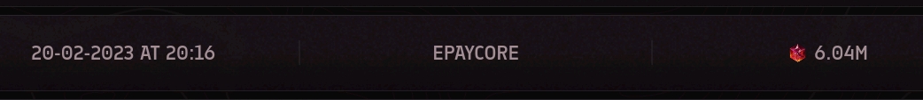 Preuve de paiement Gemly de aldebarant