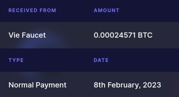 Preuve de paiement Vie faucet de Lionne70