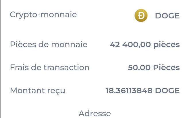 Preuve de paiement Faucetcrypto de BARCOY