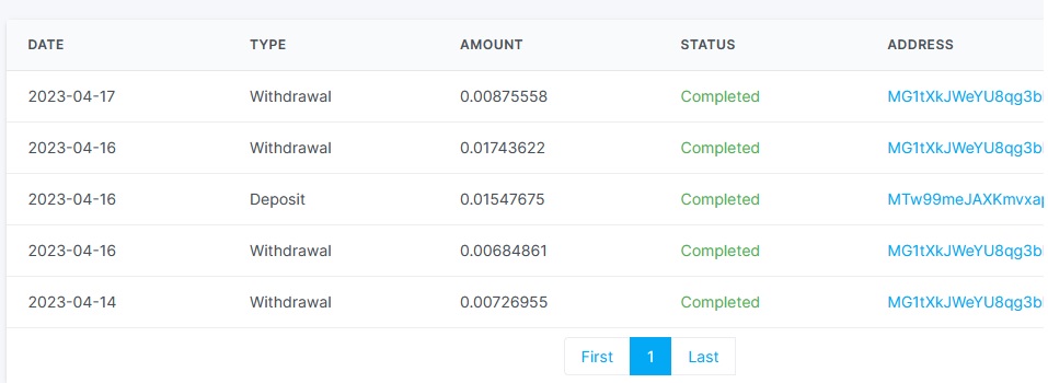 Preuve de paiement Freeltc.io de gayoute