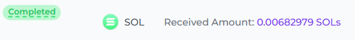 Preuve de paiement Faucetcrypto de Swiss81