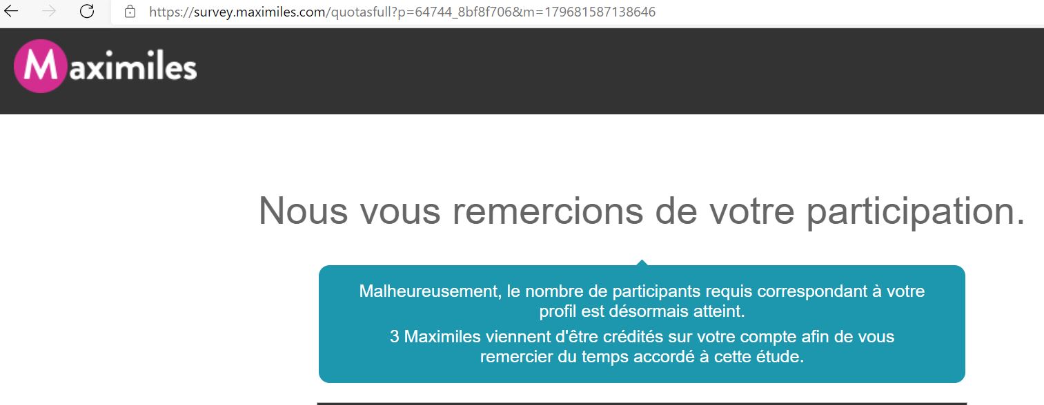 Preuve de paiement Maximiles de BONSPLANS