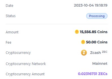 Preuve de paiement Faucetcrypto de Charlas