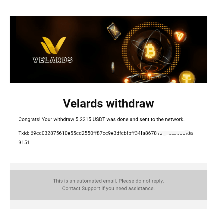 Preuve de paiement Velards de Adoulazize