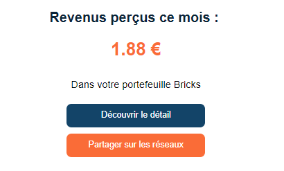 Preuve de paiement Bricks de Xandre