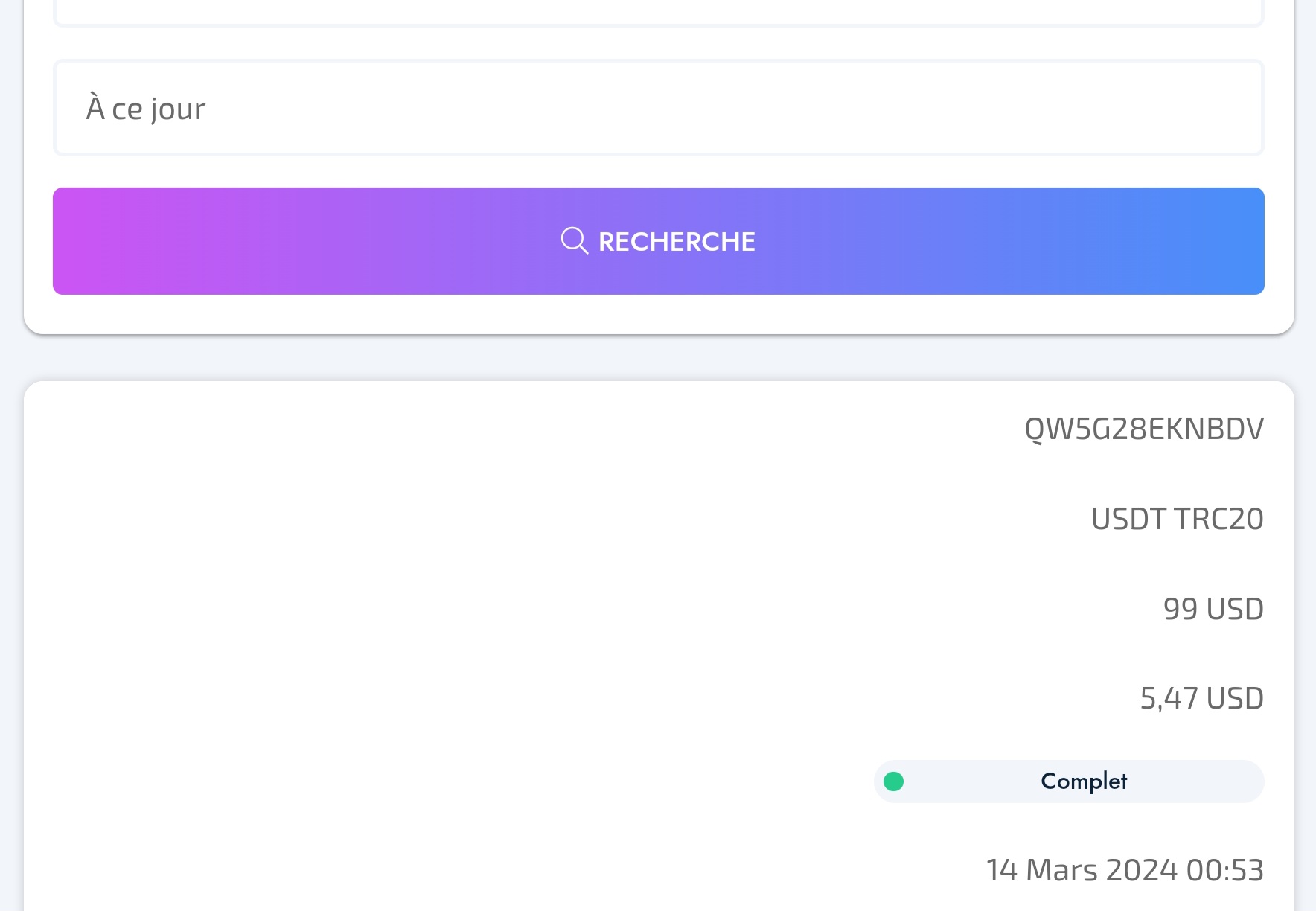 Preuve de paiement Fédération network de Nico66