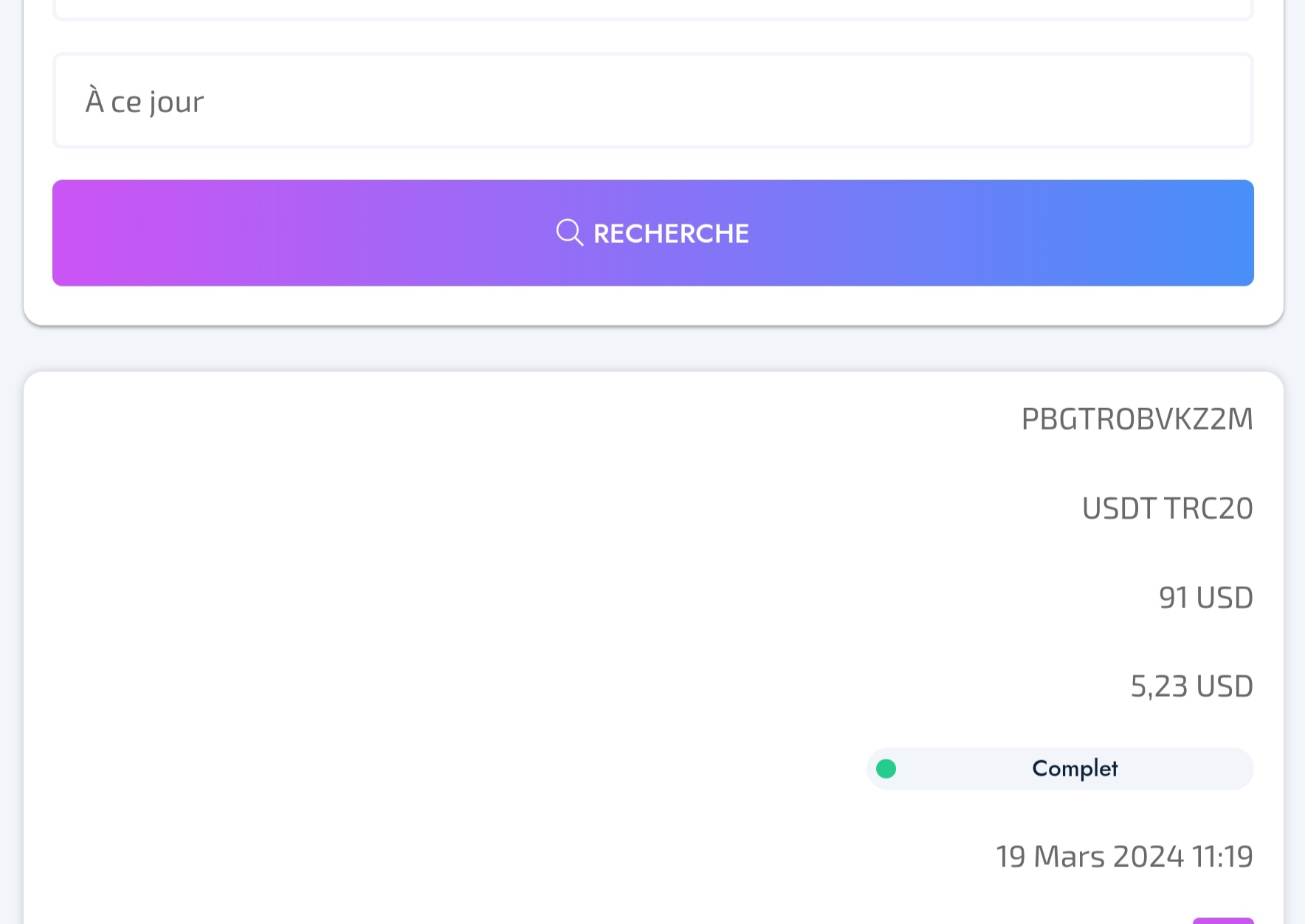 Preuve de paiement Fédération network de Nico66