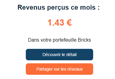 Preuve de paiement Bricks de Xandre