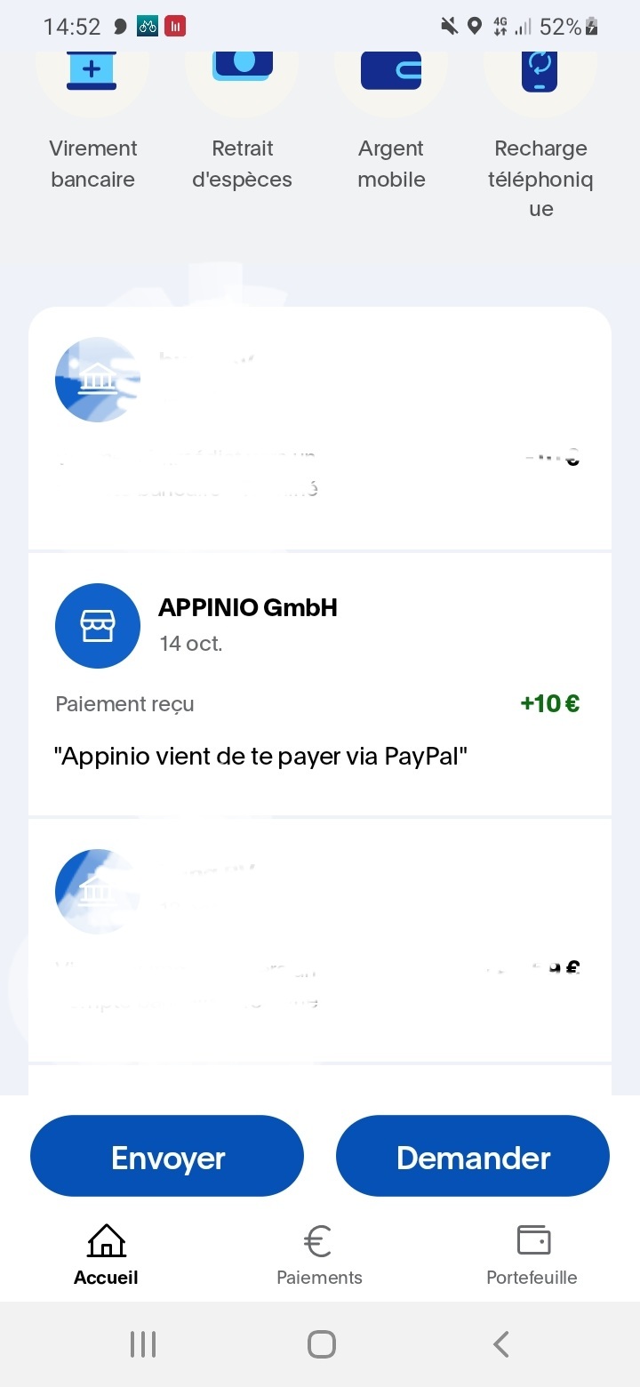 Preuve de paiement Appinio de romu121288