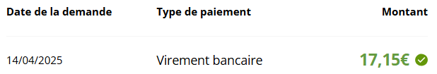 Preuve de paiement Ebuyclub de Clicfoo