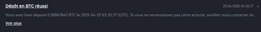 Preuve de paiement FreeBitco de darkray0110