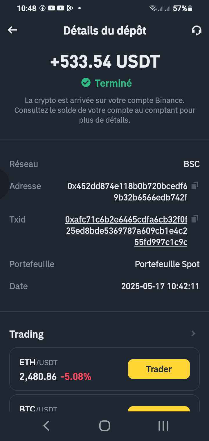Preuve de paiement I3q de daoud