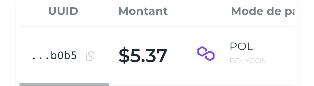 Preuve de paiement Bytelixir de Kenya