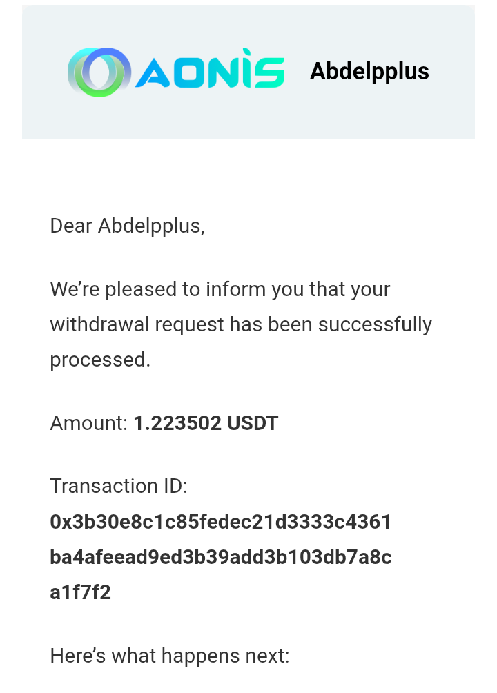 Preuve de paiement Aonis de Adoulazize