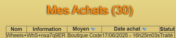 Preuve de paiement Extrakdo de Clicfoo