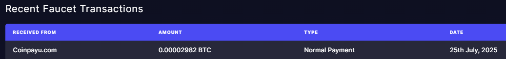 Preuve de paiement Coinpayu de Clicfoo