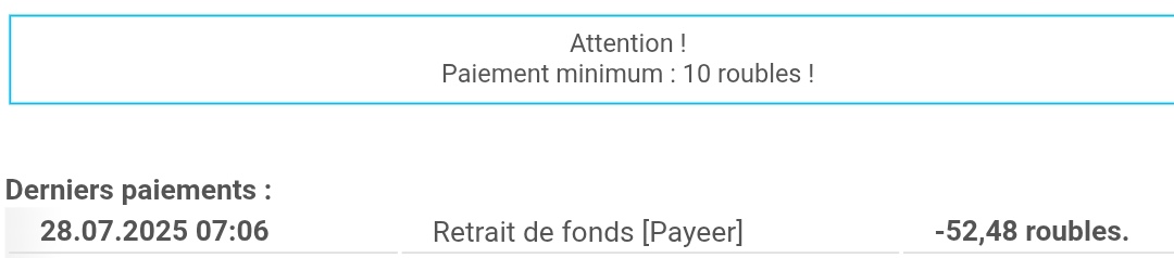 Preuve de paiement Wmrfast de josfrancette