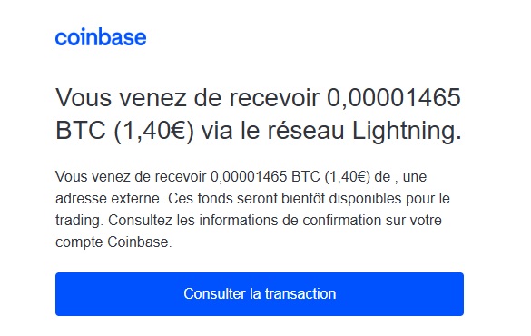 Preuve de paiement Zebedee de vivilevrai