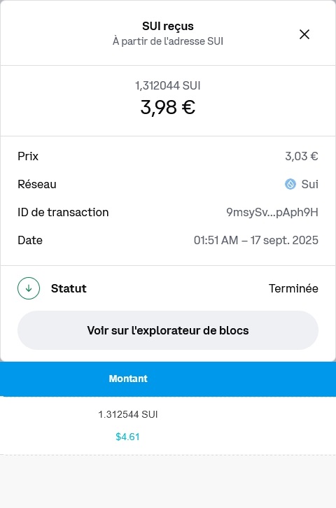 Preuve de paiement Suipick.io de caffrys