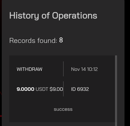 Preuve de paiement Ninefold de Adoulazize