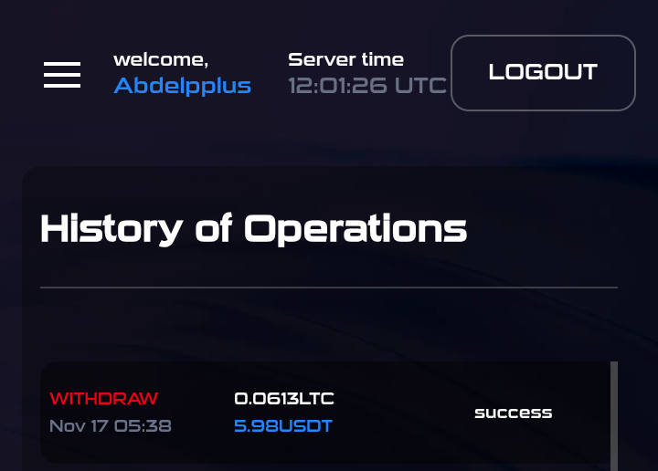 Preuve de paiement Enome de Adoulazize